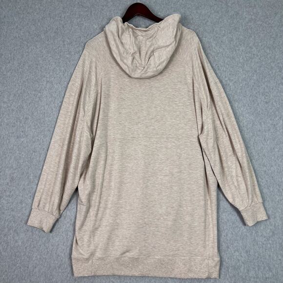 Lululemon Heathered Cashew Seek Stillness Hoodie Pullover Size L/XL - Picture 6 of 10